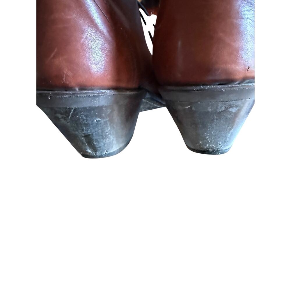 Vintage Laredo Leather Kiltie Lace-Up Western Boots • Women’s Size 7 - Picture 6 of 9